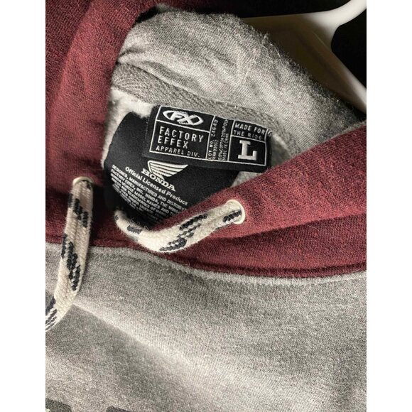 Honda Racing Factory Effex FX Pullover Hoodie Mens L Sweatshirt Motorsports - Picture 3 of 5